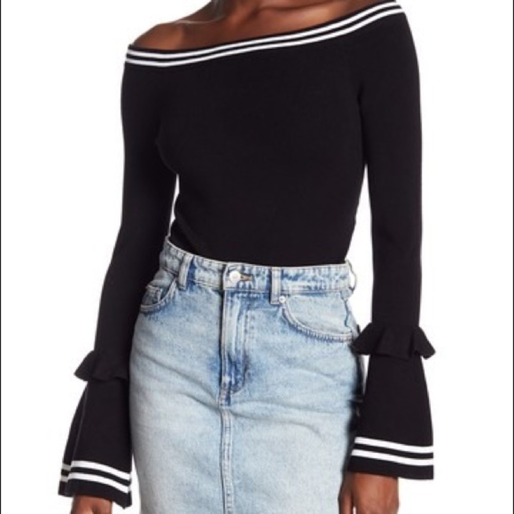 Kendall + Kylie Off Shoulder Bodysuit